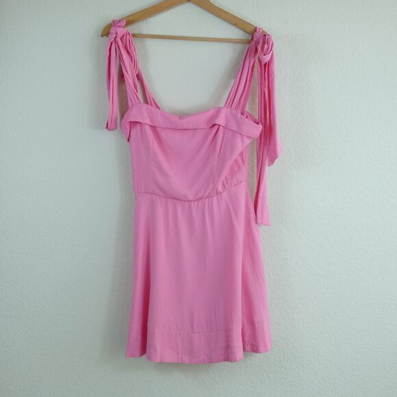 Francesca's Cleo Exaggerated Bow‎ Mini Dress Date Night Romantic Sz S - Picture 2 of 12